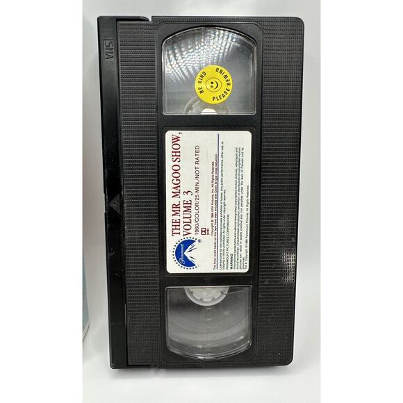 Mr. Magoo Show: Vol 1 2 3 4 6 1960 VHS Cartoon collection 5 tapes - Picture 7 of 7